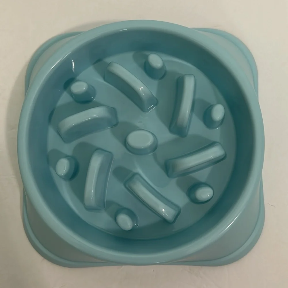 Upsky Slow Feeding Bowl Blue for Medium to Small Dog Breed Brand New in bag
